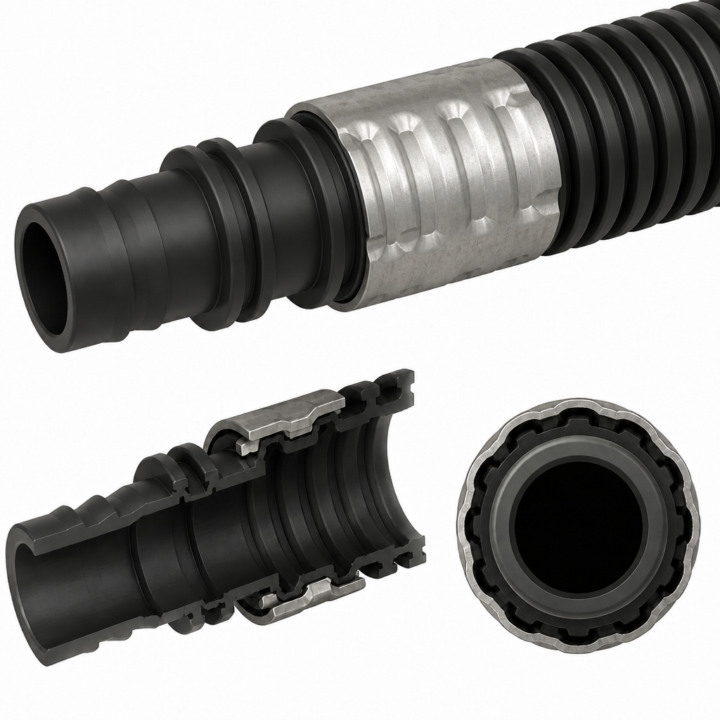 Refined concept image for Crimp Sleeve Over Barbed Spigot