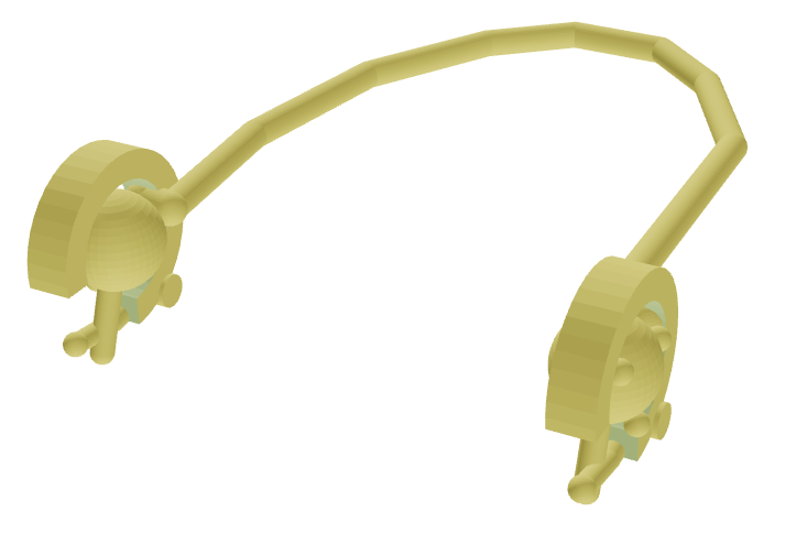 OpenSCAD-Rekonstruktion des ausgewählten Engineering-Konzepts